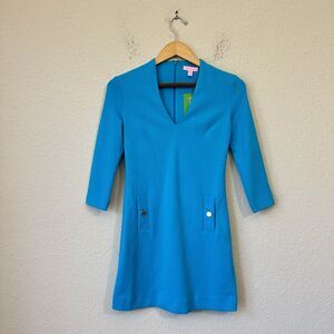 NWT LILLY PULITZER Charlena Shift Dress #91706 in Ariel Blue